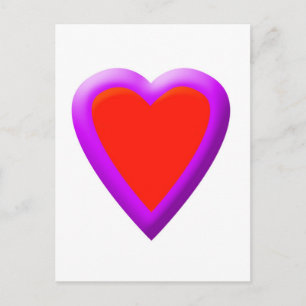 Carte Postale Coeur lumineux