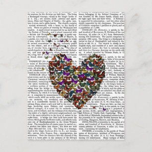 Carte Postale Coeur papillon