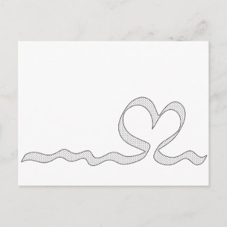 Carte Postale Cœur Romantique