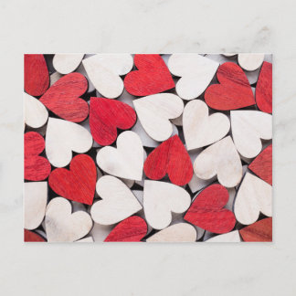 Carte Postale Coeur rouge.