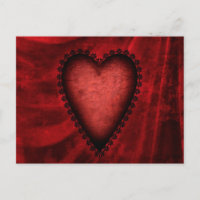 Coeur rouge gothique