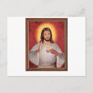 Carte Postale Coeur sacré de Jésus