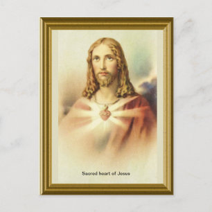 Carte Postale Coeur sacré de Jésus