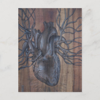 Carte Postale Coeur saignant