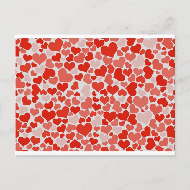 Carte Postale Coeurs (Devant)