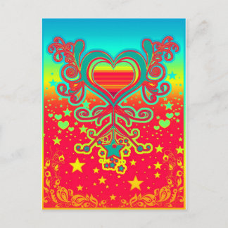 Carte Postale cœurs