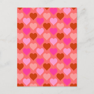 Carte Postale Coeurs