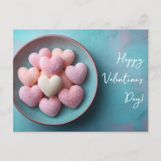 Carte Postale Coeurs colorés de la Saint-Valentin