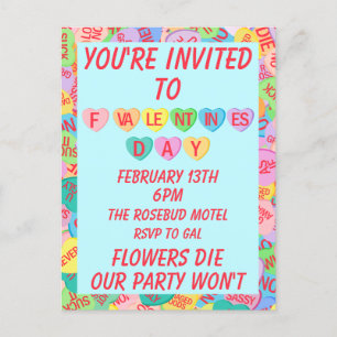 Carte Postale Coeurs de bonbons V. 2.0