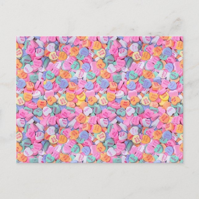 Carte Postale Coeurs de conversation (Devant)