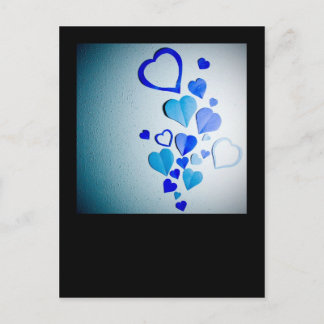 Carte Postale Coeurs papier 2