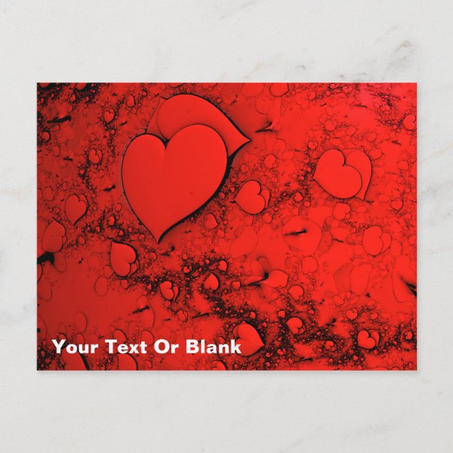 Carte Postale Coeurs sensibles (Devant)