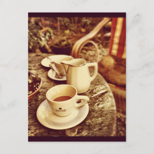 Carte Postale Coffee Shop Table