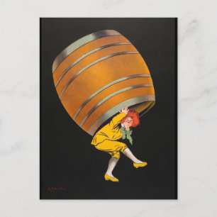 Carte Postale Cognac Pellisson, publicité vintage, 1907,