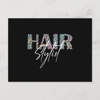 Carte Postale Coiffeuse Styliste Coiffeuse Leo Imprimer coloré