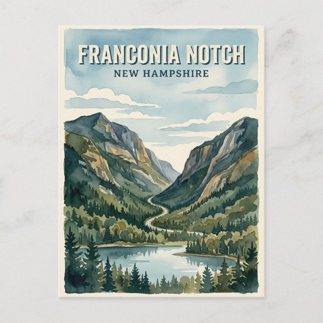 Carte Postale Col de Franconia (Devant)