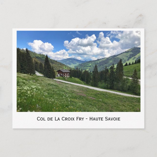Carte Postale Col de La Croix Fry, Haute-Savoie, Alpes française (Devant)