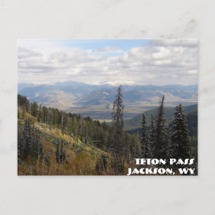 Carte Postale col teton, col Teton, Jackson, WY