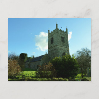 Carte Postale Colan Church Près De Newquay Cornwall Angleterre