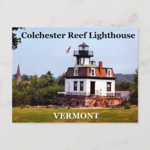 Carte Postale Colchester Reef Lighthouse, Vermont Postcard