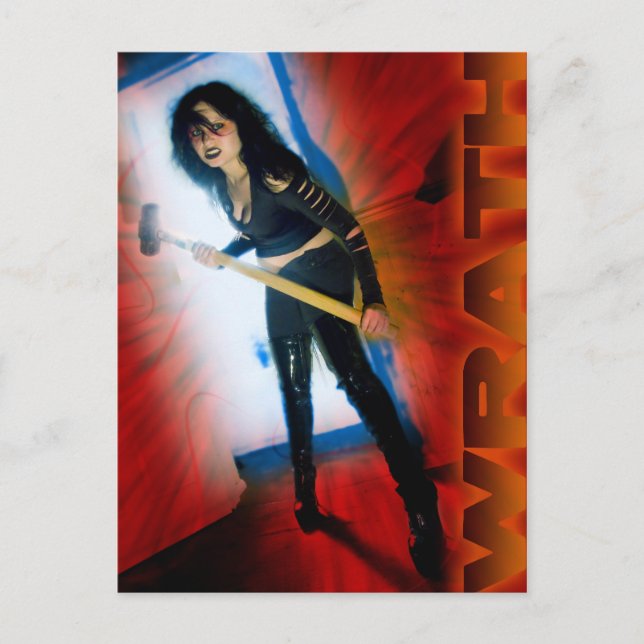 Carte Postale Colère (Devant)