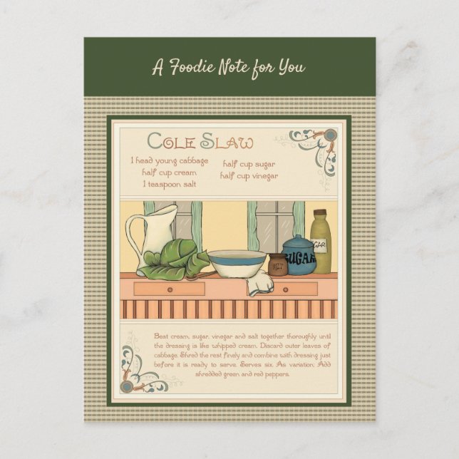 Carte postale Coleslaw (Devant)