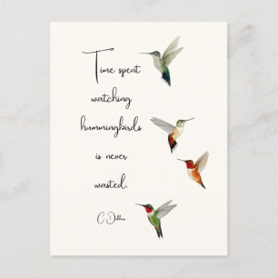 Carte Postale Colibri