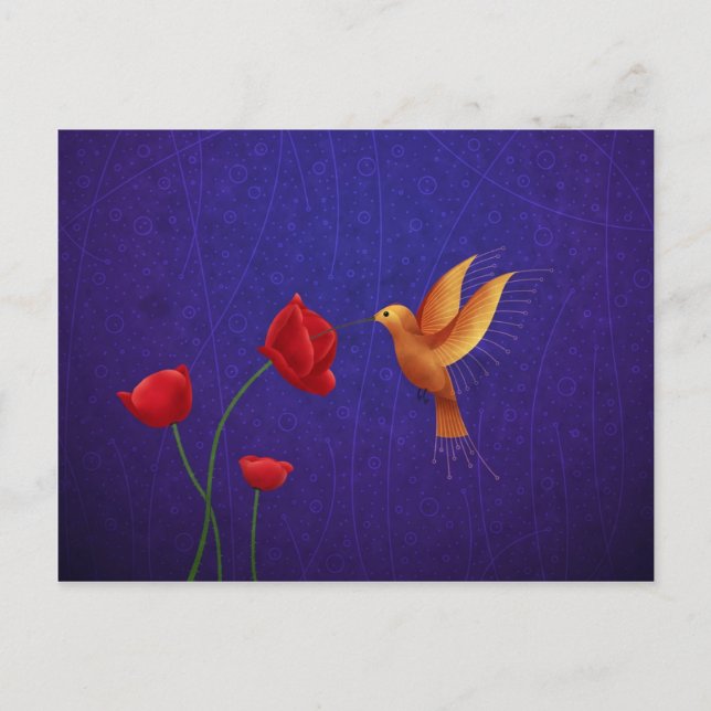 Carte Postale Colibri (Devant)