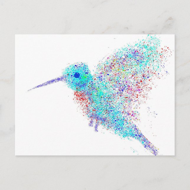 Carte Postale Colibri (Devant)