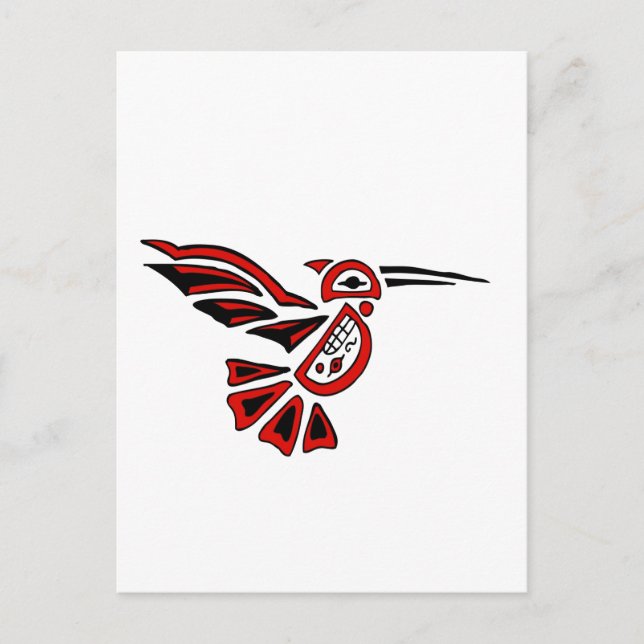 Carte Postale colibri haida (Devant)