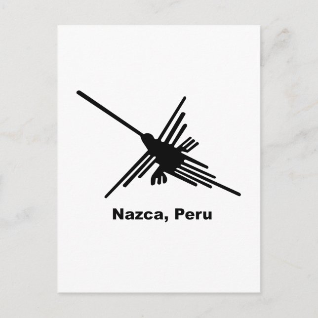 Carte Postale Colibri Nazca, Pérou (Devant)