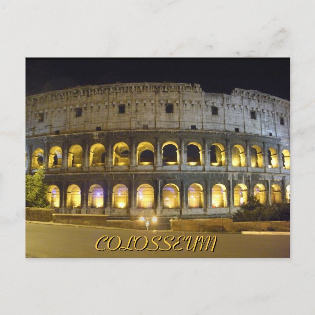Carte Postale Colisée de Rome (Devant)