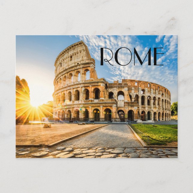 Carte Postale Colisée de Rome (Devant)