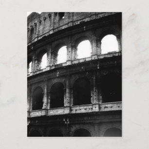 Carte Postale Colisée noire blanche Empire romain