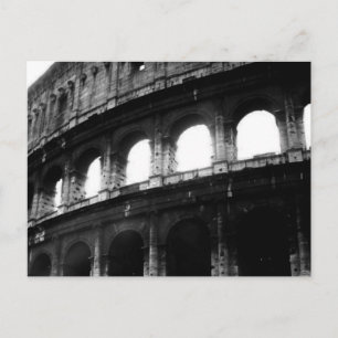 Carte Postale Colisée noire blanche Empire romain