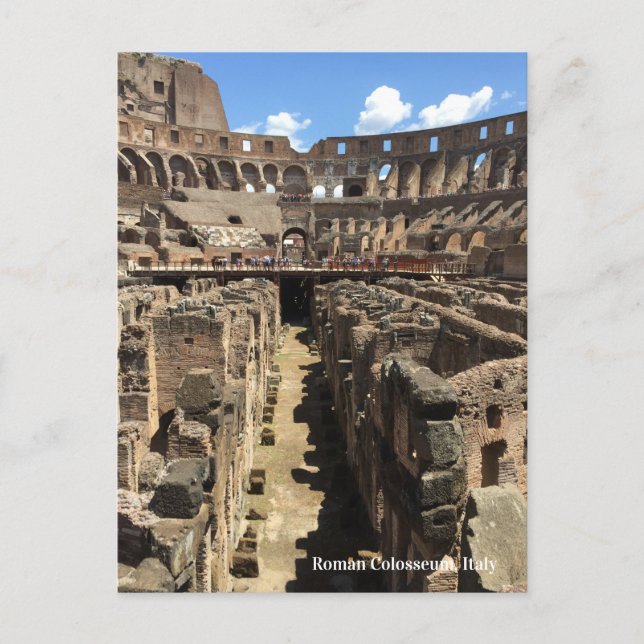 Carte Postale Colisée Romaine, Italie Photo (Devant)