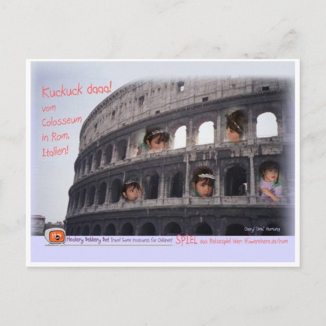 Carte Postale Colisée - Rome (Devant)