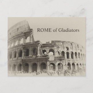 Carte Postale Colisée vintage - Rome des Gladiateurs