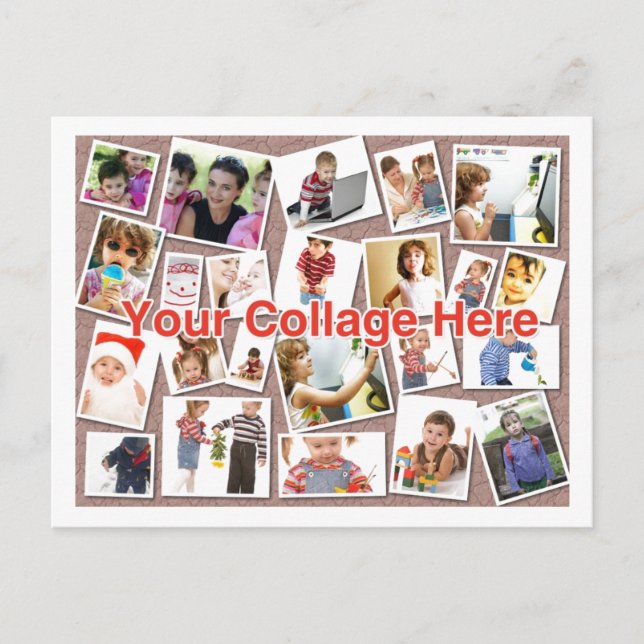 Carte postale Collage (Devant)