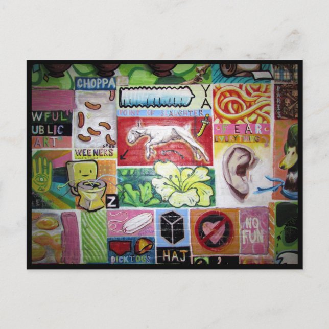 Carte Postale collage (Devant)