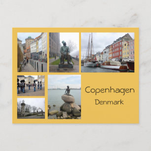 Carte Postale Collage Copenhague 2