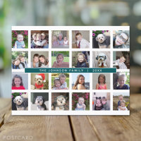 Collage de 24 Modèles photo avec texte personnalis