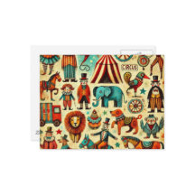 Collage de cirque vintage