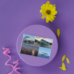 Carte Postale Collage de navires de croisière AIDAluna