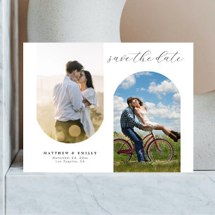 Carte Postale Collage de photos minimaliste moderne pour faire-p