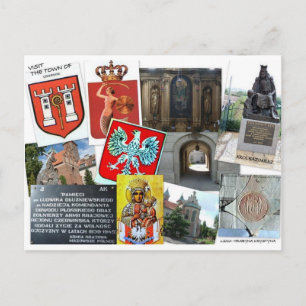 CARTE POSTALE COLLAGE DE POLOGNE