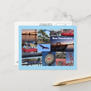 Carte postale Collage Photo San Francisco
