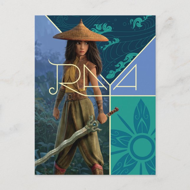 Carte Postale Collage segmenté Raya (Devant)