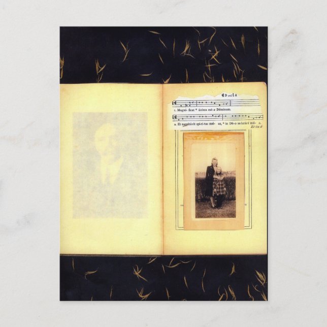 Carte postale Collage vintage (Devant)