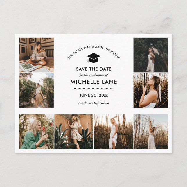 Carte Postale Collecte De Photos Pour Les Diplômés Enregistrer L (Devant)